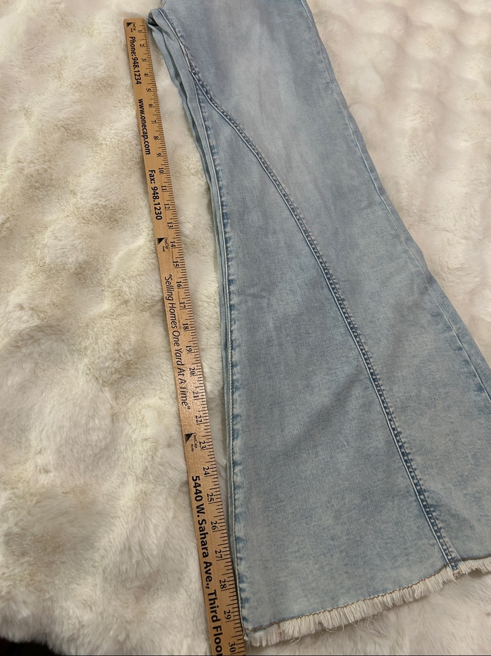 Industry Republic Clothing Light Wash Flare Jeans - Women's High-Rise Wide Leg - Picture 15 of 17